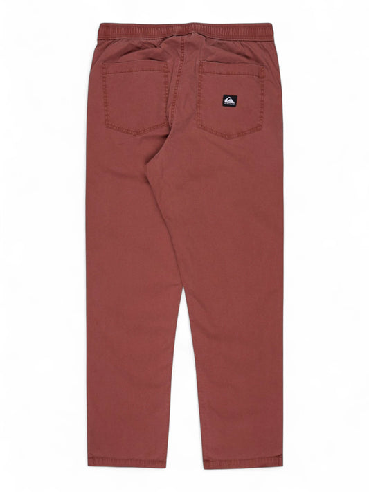 Pantalón Quiksilver Taxer Rojo