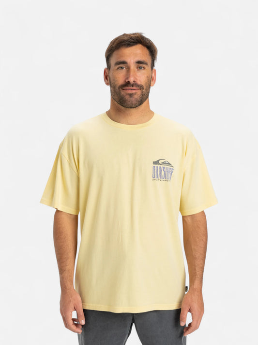 Remera Quiksilver GH QS World Force Amarillo Pastel