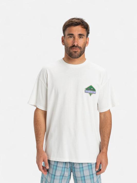 Remera Quiksilver GH QS Crystal Jet Blanco
