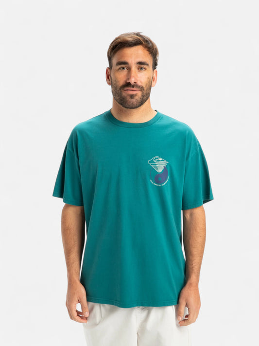 Remera Quiksilver Hypnotic Wave Verde