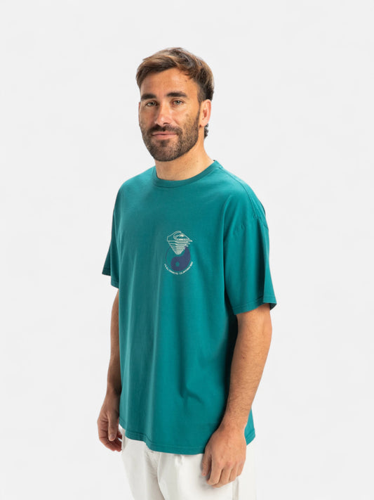 Remera Quiksilver Hypnotic Wave Verde