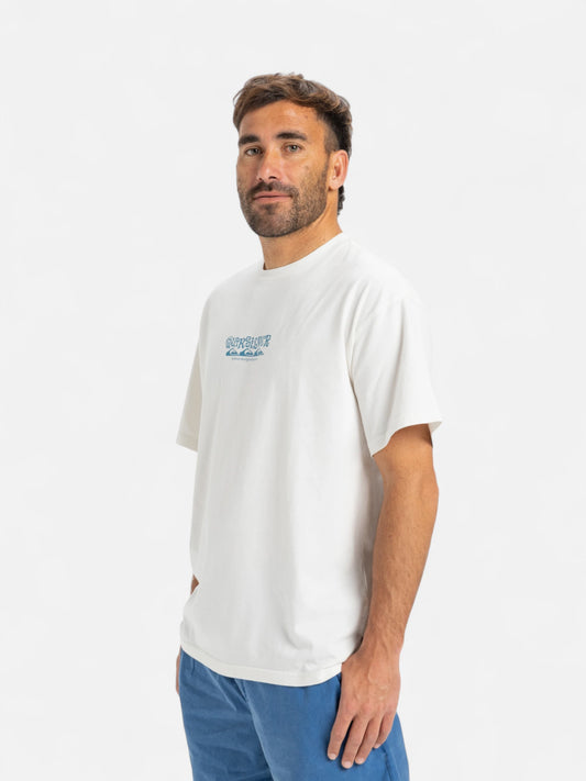 Remera Quiksilver Tree Connection Blanco