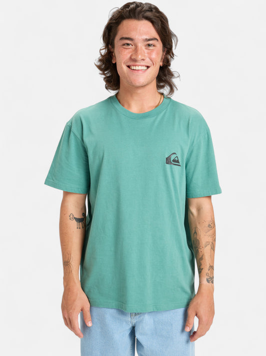 Remera Quiksilver Ev Mini Logo Verde