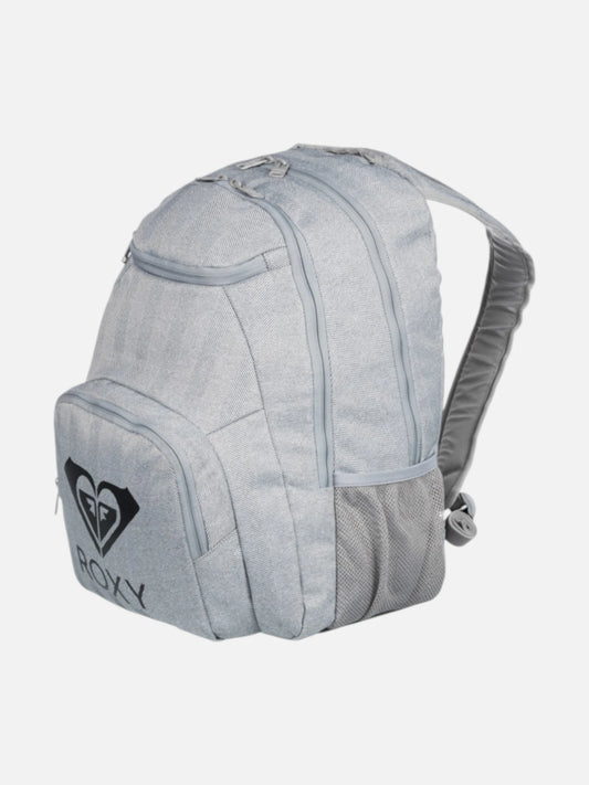 Mochila Roxy Shadow Swell Solid Logo Gris