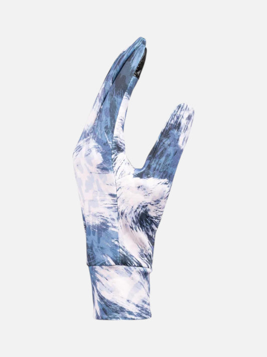 Guantes Snow Roxy Hydrosmart Liner Celeste Print