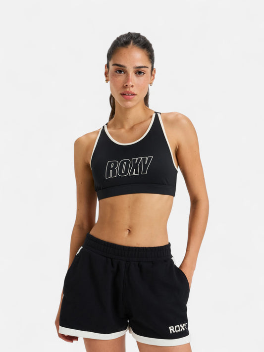 Top Roxy Fitness Everyday Flow Negro