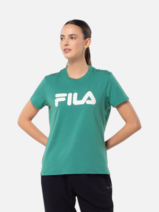 Remera Mujer Fila Letter Premium II Verde