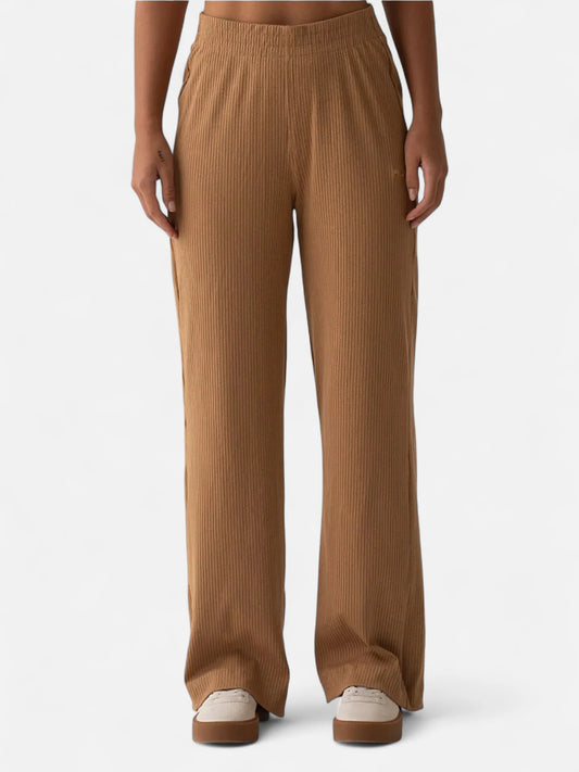 Pantalón Mujer Fila Wide Essentials Canelada Caramelo