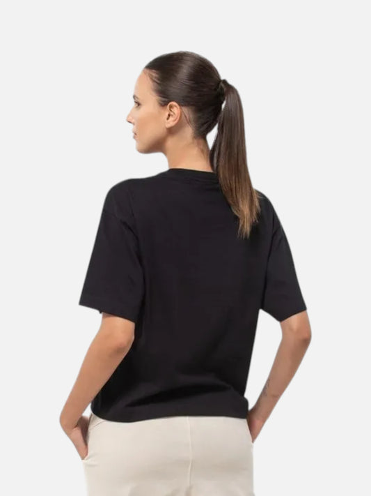 Remera Mujer Fila Classic Detail Confort Negro