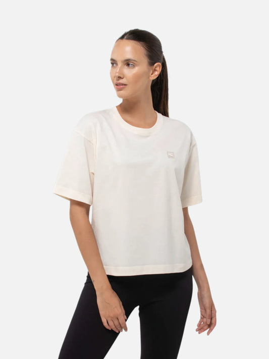 Remera Mujer Fila Confort Classic Detail II Crudo
