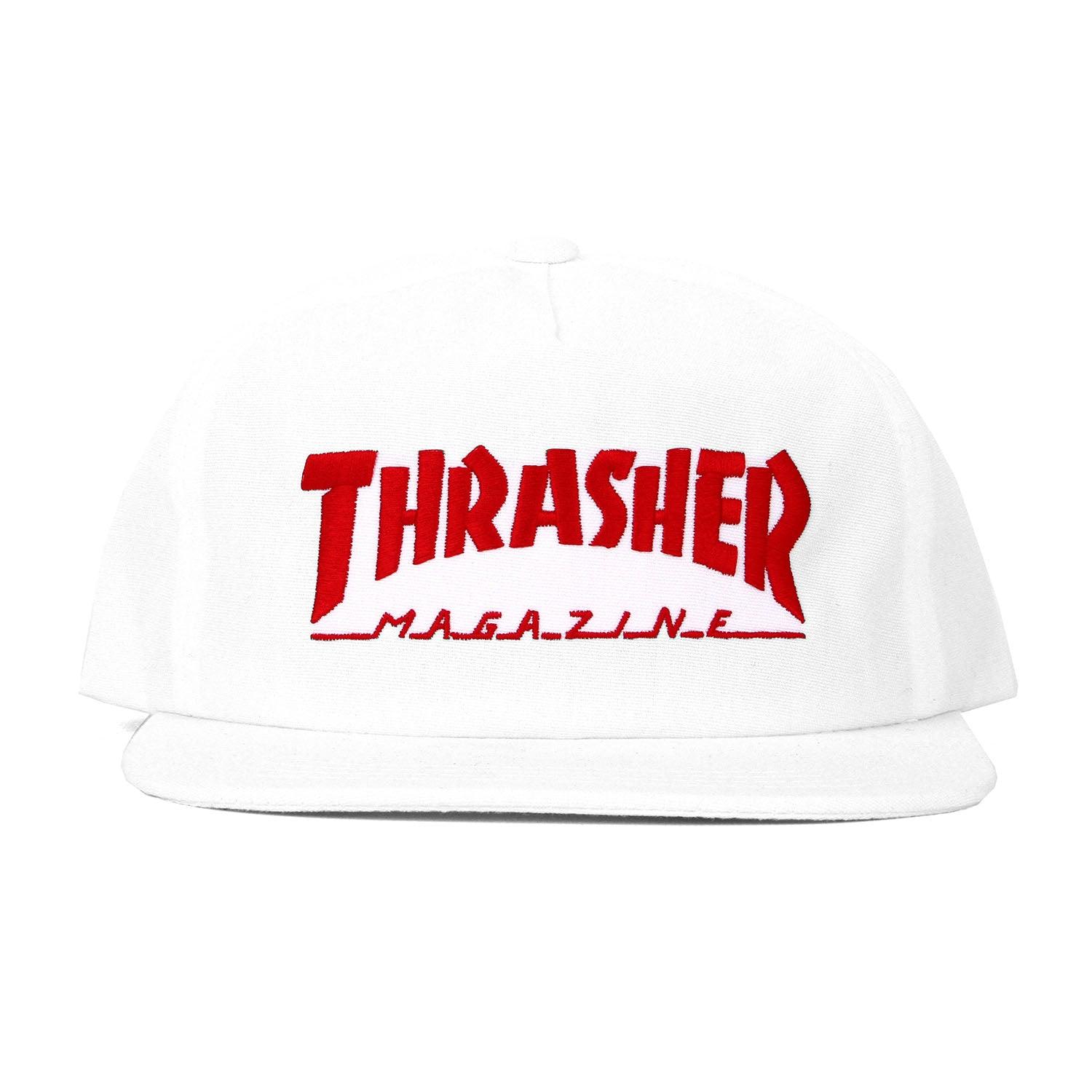 Gorra Thrasher Magazine Blanco Rojo - Indy