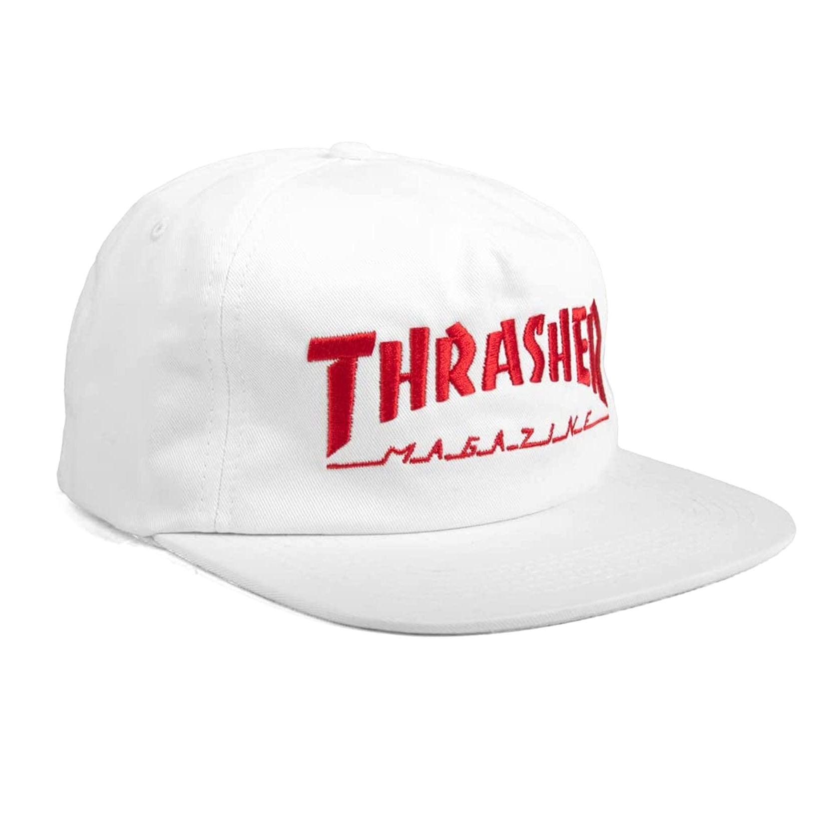 Gorra Thrasher Magazine Blanco Rojo - Indy