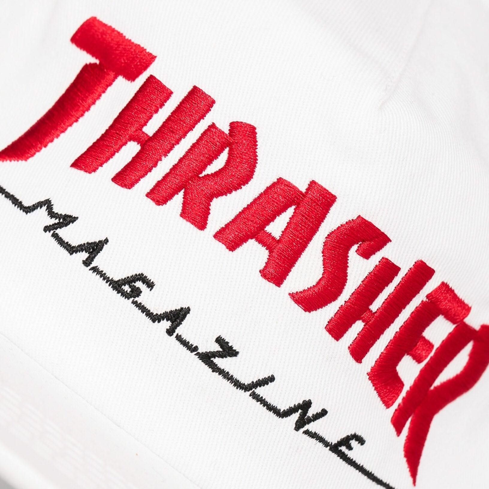 Gorra Thrasher Magazine Blanco Rojo - Indy