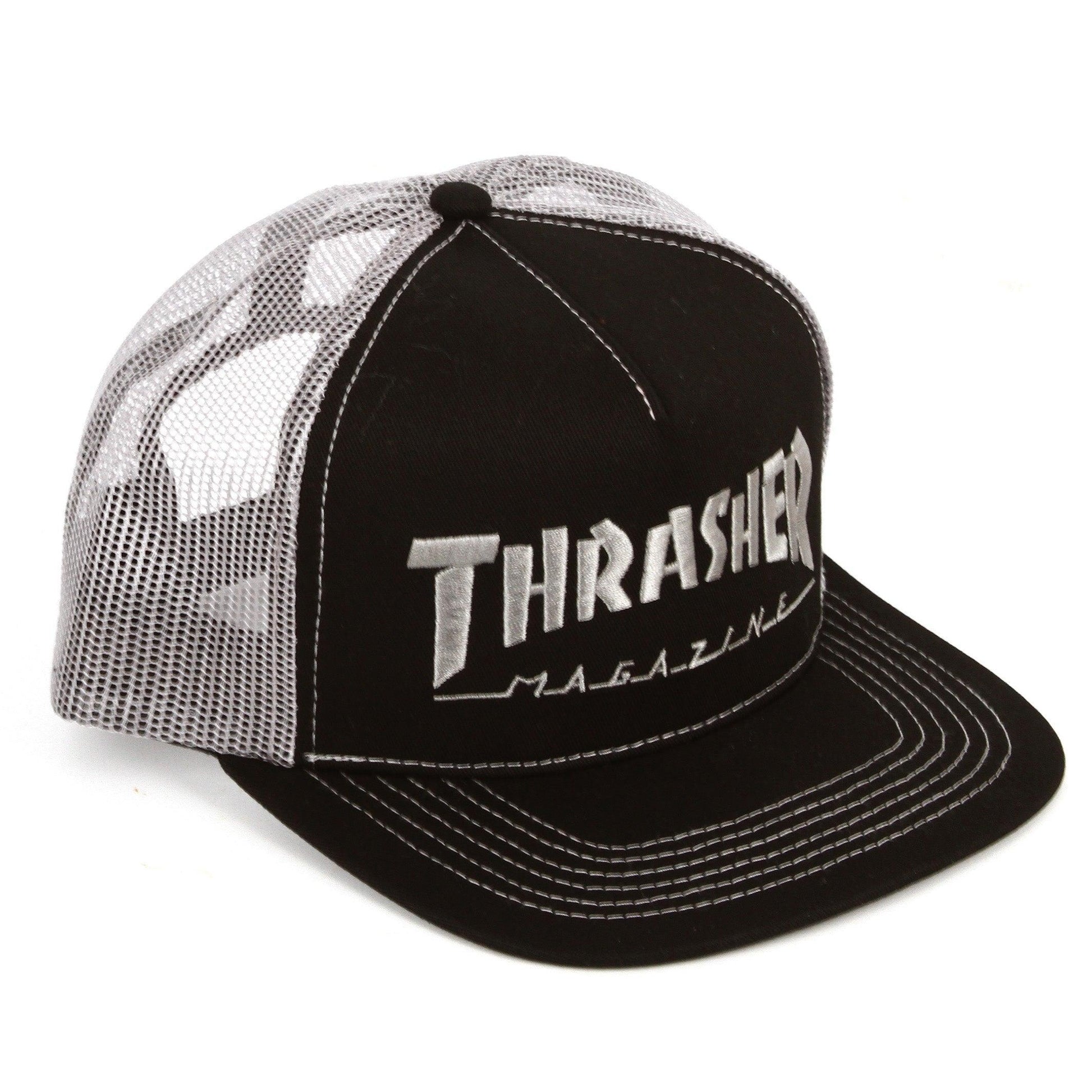 Gorra Thrasher Magazine Negro Gris - Indy