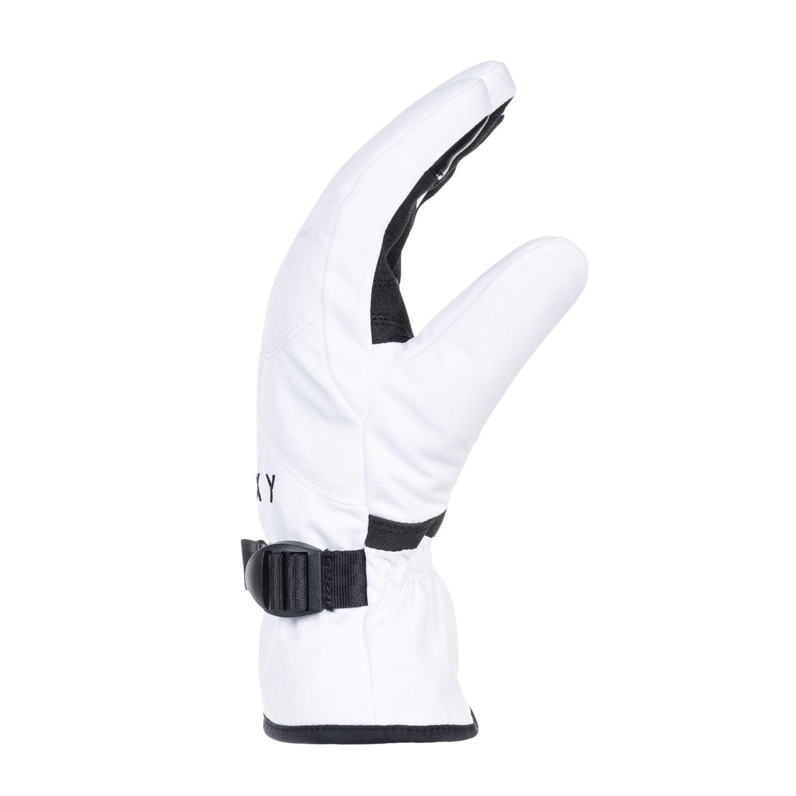 Guantes Roxy Snow Jetty Solid Blanco - Indy