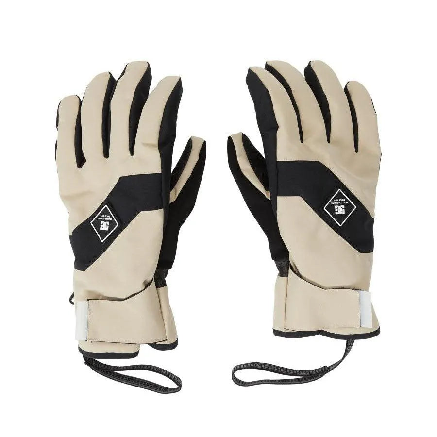 Guantes Snow Dc Franchise Beige Negro - Indy