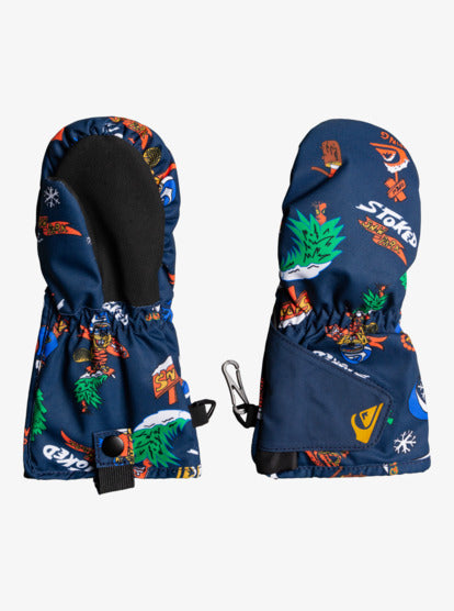 Guantes Quiksilver Snow Indie Mitt Niño Azul