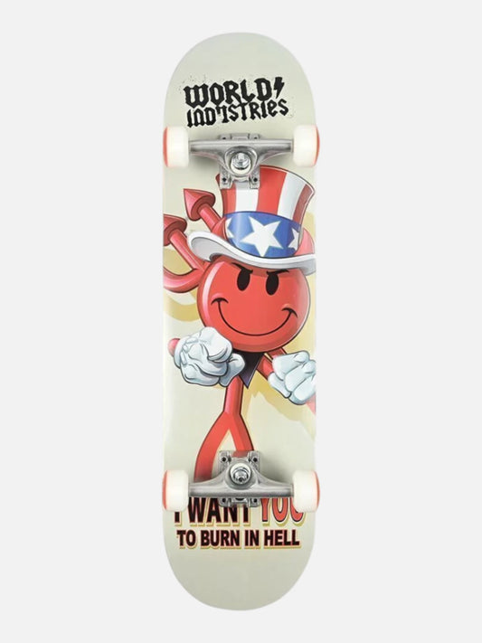 Tabla Skate World Industries I Want You Multicolor