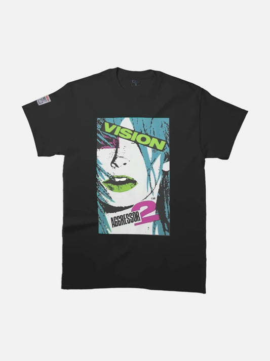 Remera Vision Aggresor Negro
