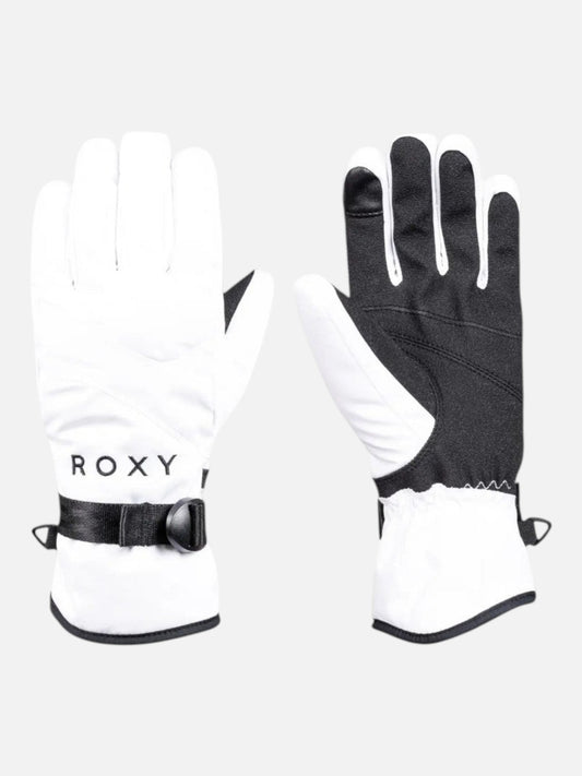 Guantes Roxy Snow Jetty Rosa Blanco