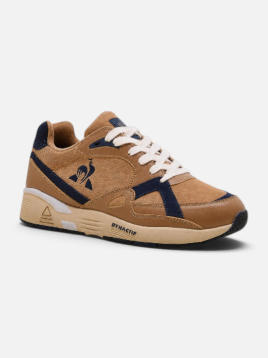 Zapatillas Le Coq Sportif R850 Marron Beige Azul