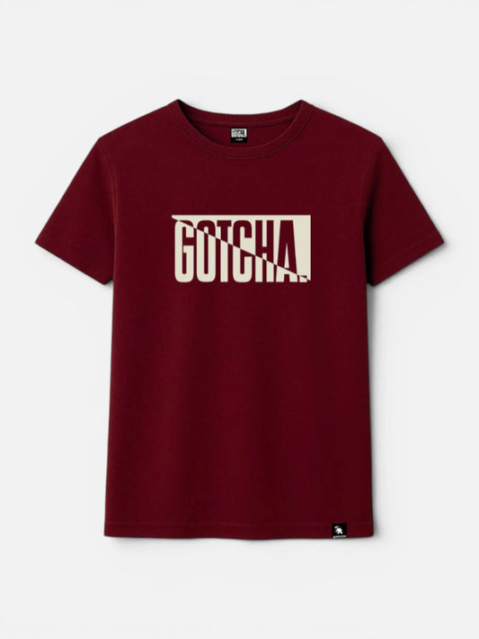 Remera Gotcha Surfwave Clasic Bordo