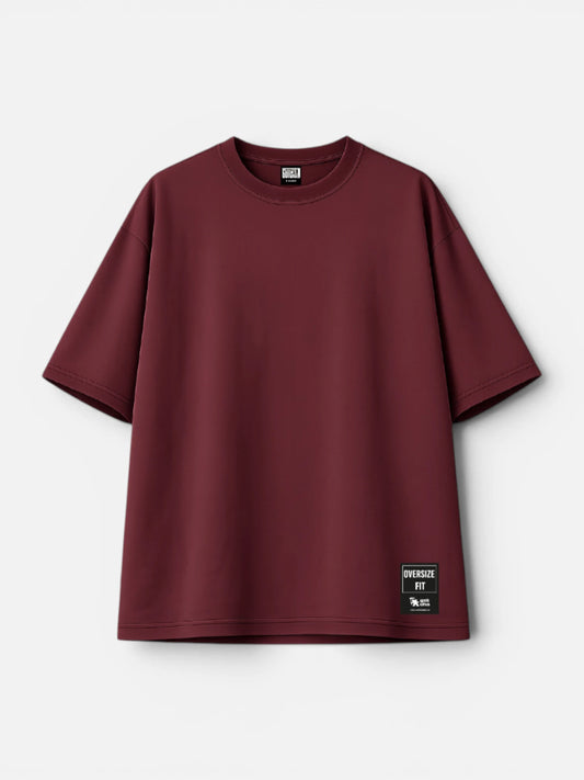 Remera Gotcha Solid Oversize Bordo