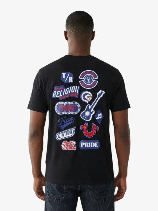 Remera True Religion Embroidery Patch Negro