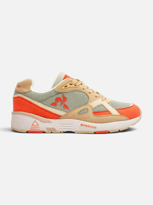 Zapatillas Le Coq Sportif R850 Beige Naranja
