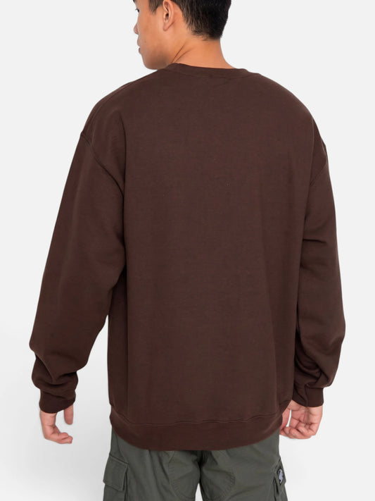 Buzo Thrasher Crew Mag Banner Marron
