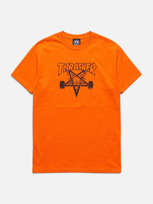 Remera Thrasher Skategoat Naranja