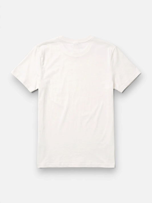 Remera Kappa Authentic Estessi Slim Blanco-Negro