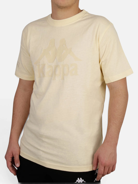 Remera Kappa Authentic Tahitix Beige Biscuit