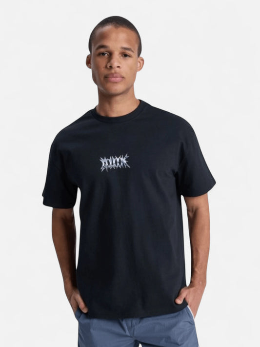 Remera Quiksilver Mercury Chrome Lightning Negro