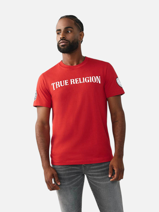 Remera True Religion Patch Tee Rojo