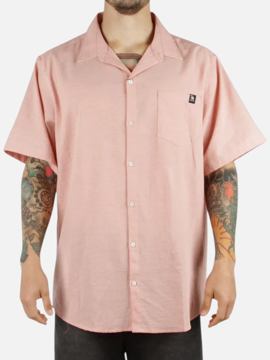 Camisa Gotcha Classic Lino Rosa