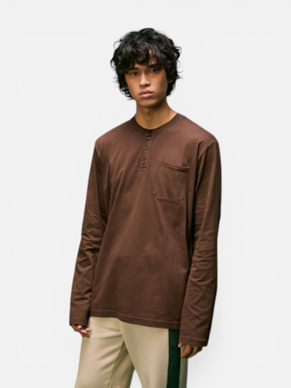 Remera Manga Larga Elepants Star Jersey Chocolate