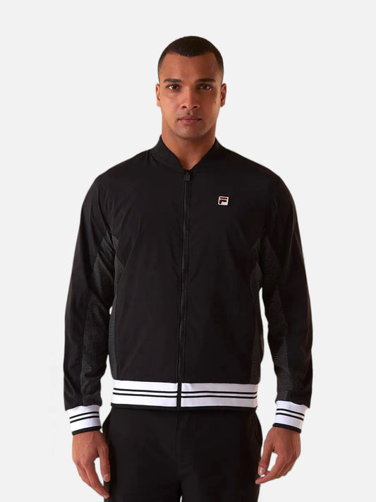 Campera Fila Sett Bomber Heritage Negro