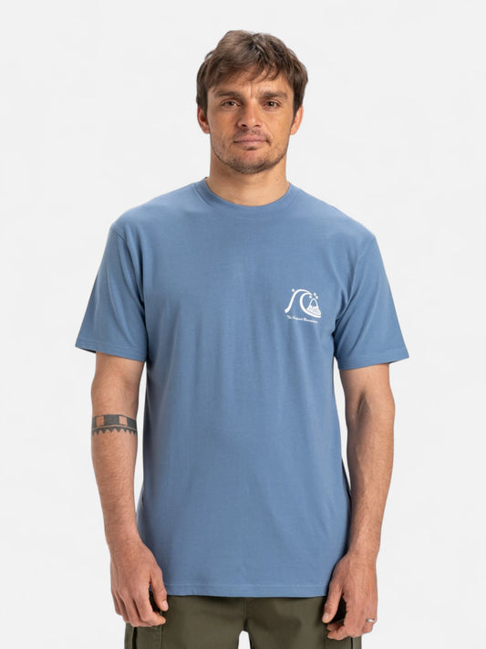 Remera Quiksilver Evo Original Bs Azul