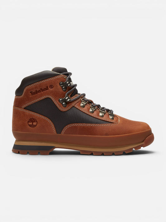 Botas Timberland Euro Hiker Mid Lace Boot Rust Full Grain Marron Gris