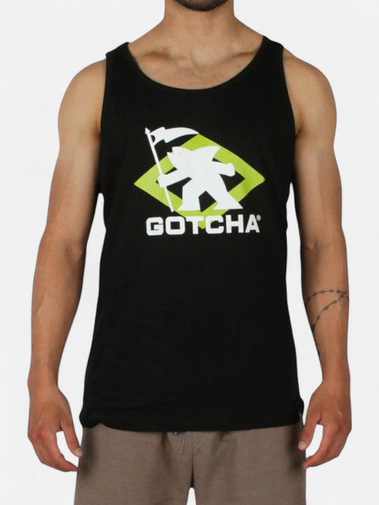 Musculosa Gotcha Sharkman Negro