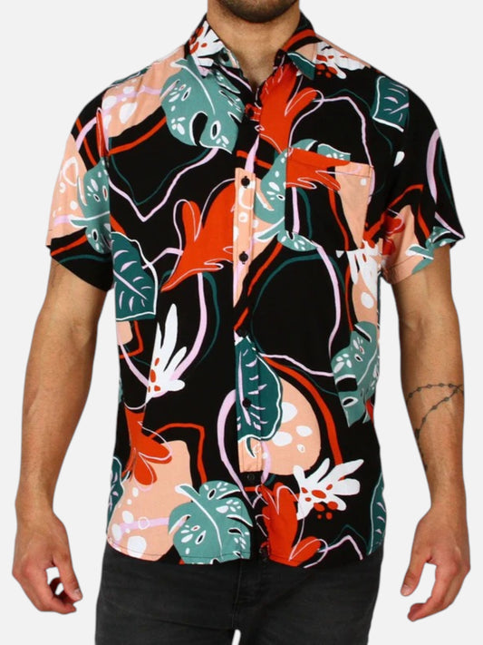 Camisa Gotcha Goolwa Negro