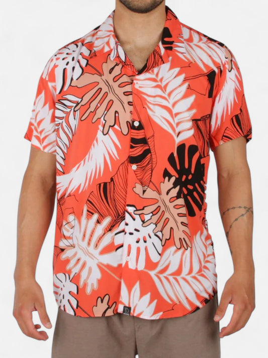 Camisa Gotcha Backyards Rojo