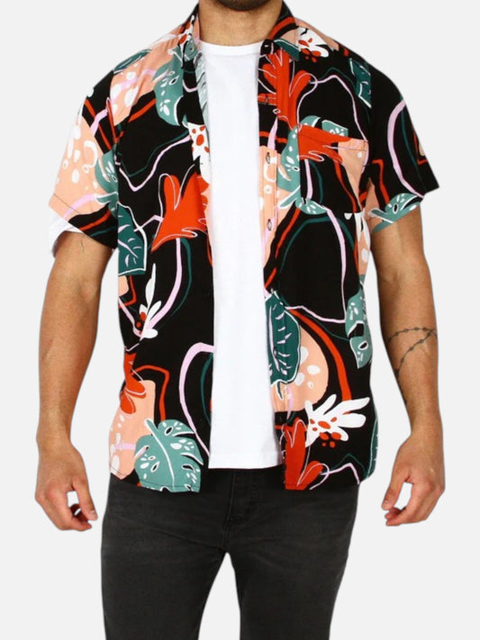 Camisa Gotcha Goolwa Negro