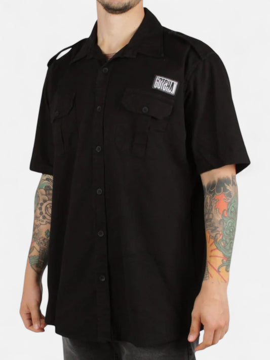 Camisa Gotcha Surf Wave Negro