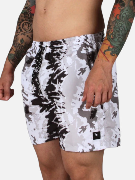 Malla Gotcha Batik Blanco Negro