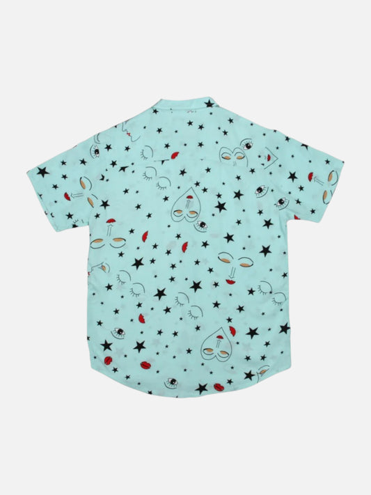 Camisa Gotcha Stars Verde Agua