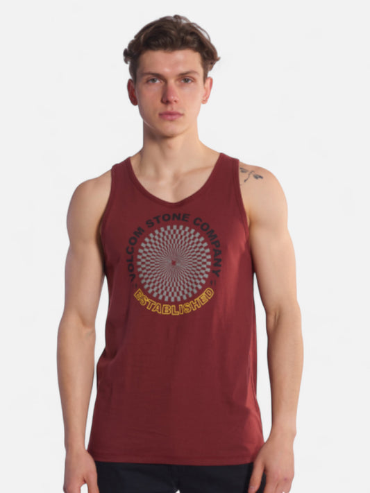 Musculosa Volcom Fused Rojo