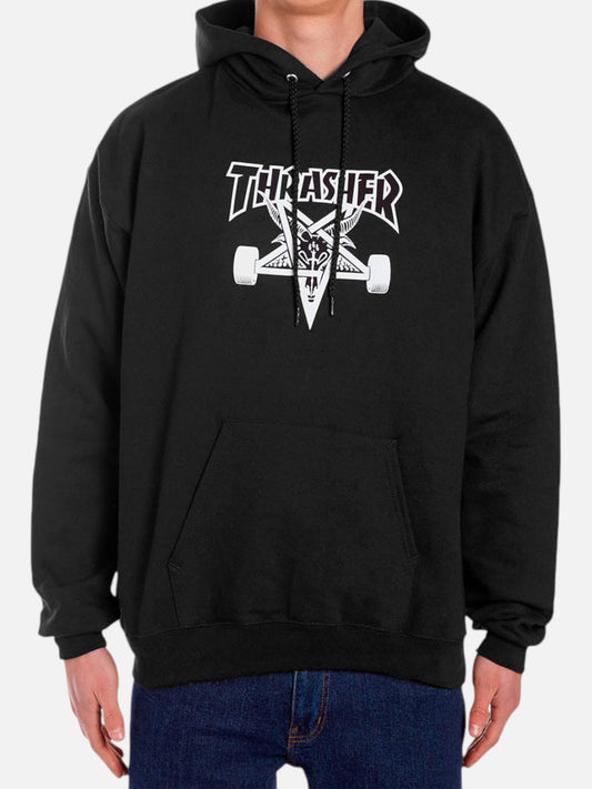 Buzo Thrasher Skategoat Negro