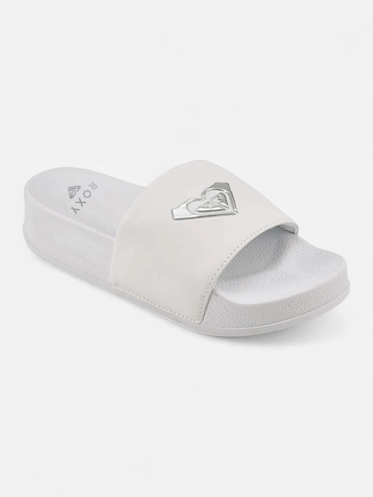 Ojota Roxy Slippy Platform Blanco